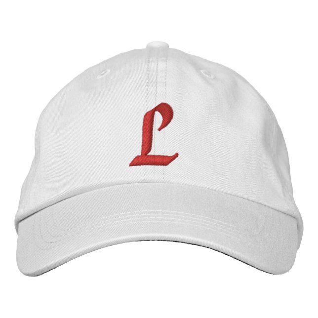 MONOGRAMS EMBROIDERED HAT (Front)