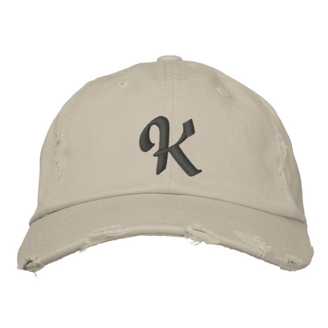 MONOGRAMS EMBROIDERED HAT (Front)