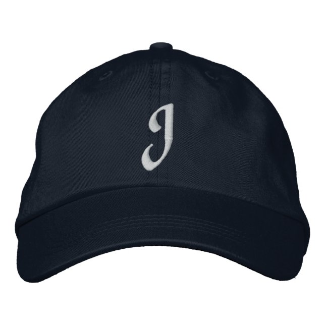 MONOGRAMS EMBROIDERED HAT (Front)