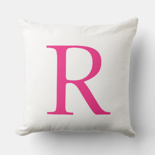 Monograms Name Pink Mother's Day Weddings Gift Cushion