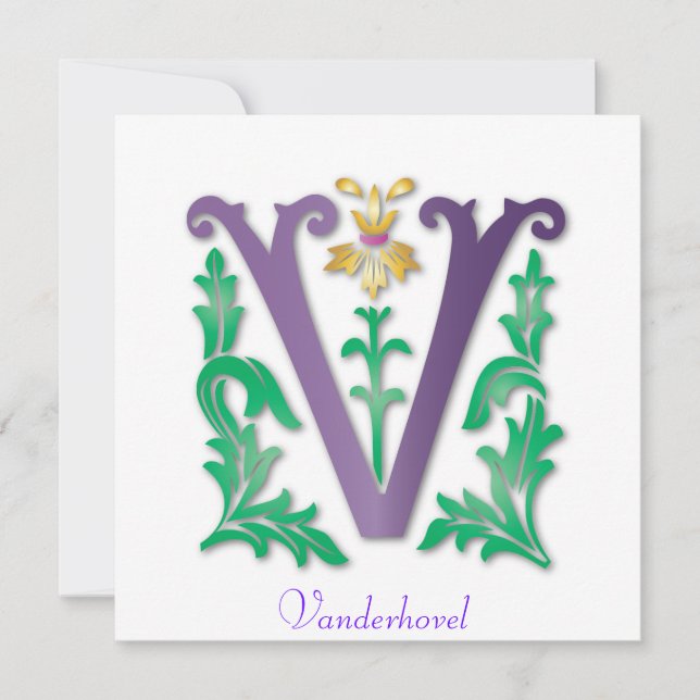 Monograms with Swirls (Front)