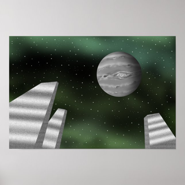 Monoliths and Giant Planets. Poster (Front)