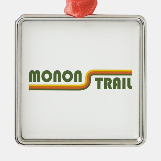 Monon Trail Indiana Metal Ornament (Front)