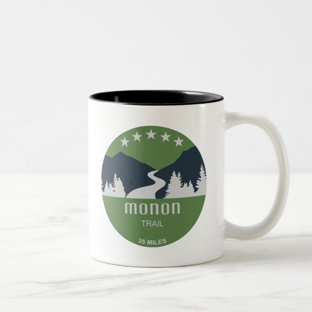 Monon Trail Two-Tone Coffee Mug (Right)