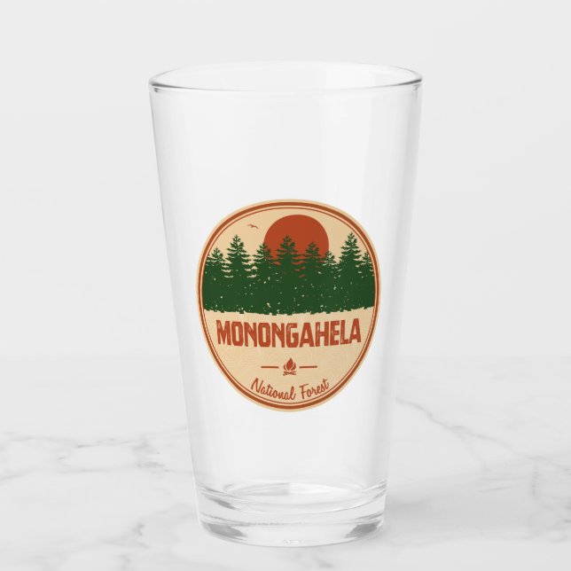 Monongahela National Forest Glass (Front)