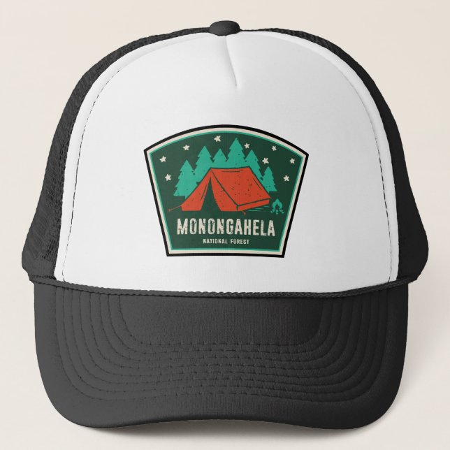 Monongahela National Forest West Virginia Camping Trucker Hat