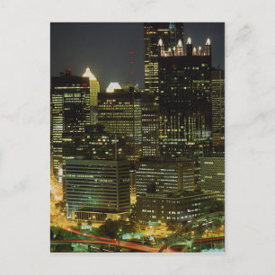 Monongahela River and Fort Pittsburgh Bridge, Penn Postcard