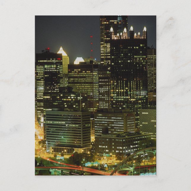 Monongahela River and Fort Pittsburgh Bridge, Penn Postcard (Front)