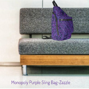 Monopoly Purple Sling Bag