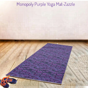 Monopoly Purple   Yoga Mat