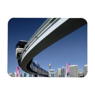 Monorail in Darling Harbour, Sydney, Australia Magnet