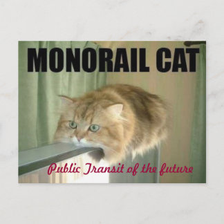 monorailcat postcard