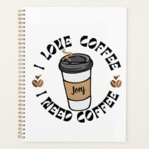 MONOTONE I LOVE COFFEE I NEED COFFEE