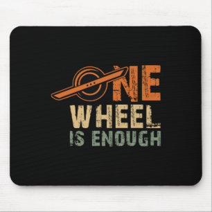 Monowheel One Wheel Skateboarding Electric Skatebo Mouse Pad