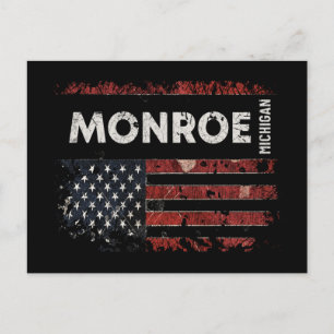 Monroe Michigan Postcard