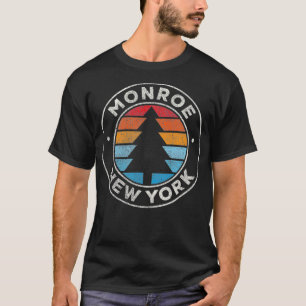 Monroe New York NY Vintage Graphic Retro 70s T-Shirt