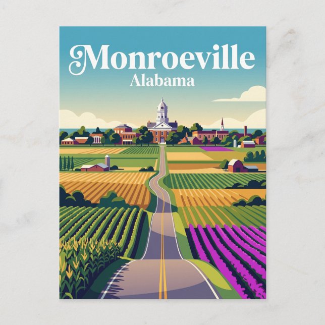 Monroeville USA Postcard (Front)
