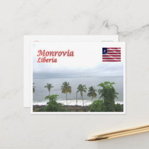 Monrovia - Liberia - Panorama - Postcard