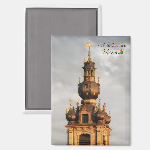 Mons, city of Doudou Ducasse in Belgium Magnet