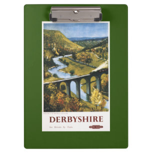Monsal Dale, Train and Viaduct British Rail Clipboard