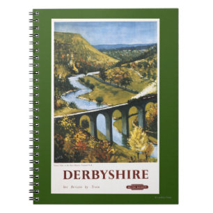 Monsal Dale, Train and Viaduct British Rail Notebook