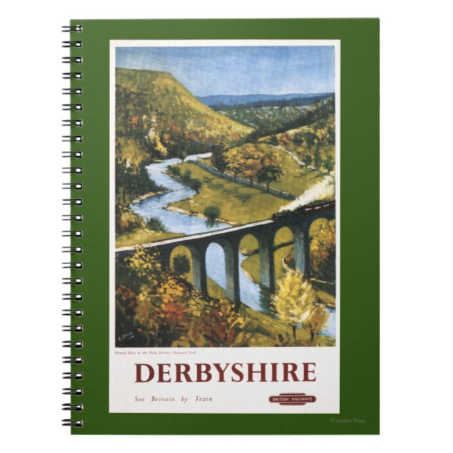 Monsal Dale, Train and Viaduct British Rail Notebook (Front)