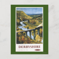 Monsal Dale, Train and Viaduct British Rail