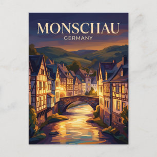 Monschau Germany Postcard