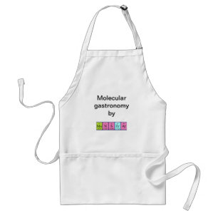 Monserat periodic table name apron