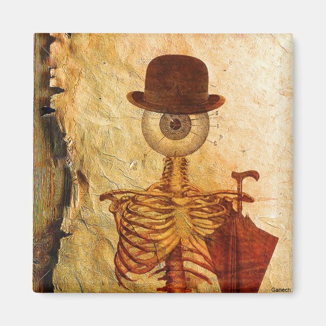 Monsieur Bone Magnet (Front)