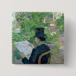 Monsieur Desire Dihau  1890 15 Cm Square Badge