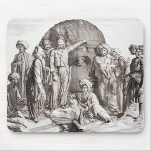 Monsieur Drovetti and his followers using a plumb Mouse Pad
