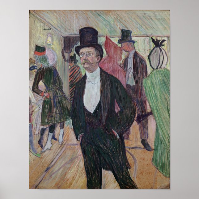 Monsieur Fourcade, 1889 Poster (Front)