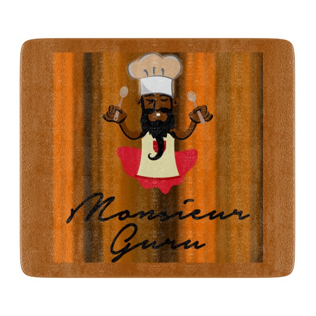 Monsieur Guru Cutting Board (Front)