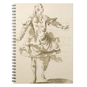 Monsieur Jeliotte as Pigmalion, in Pigmalion, a li Notebook