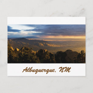 Monsoon over Albuquerque Postcard