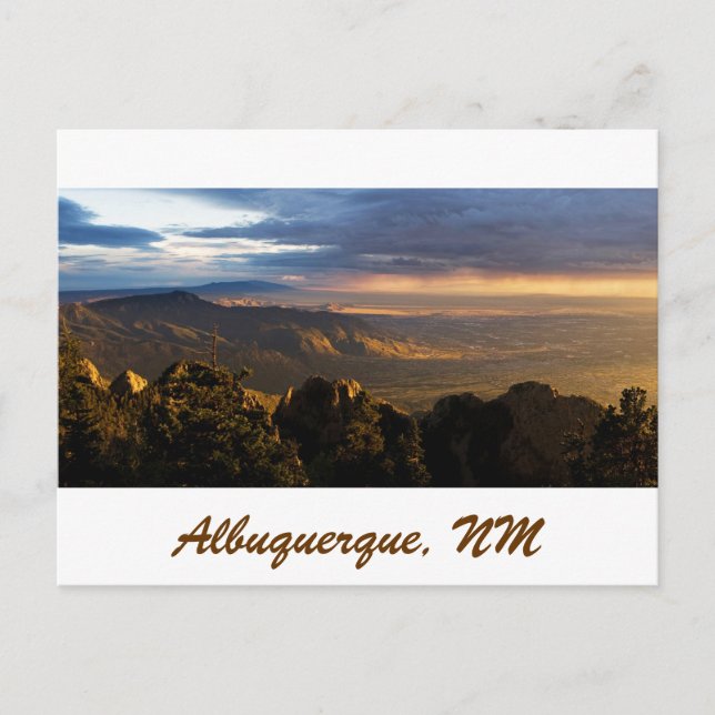 Monsoon over Albuquerque Postcard (Front)