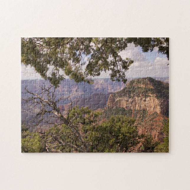 Monsoon Season at North Rim of the Grand Canyon Jigsaw Puzzle (Horizontal)