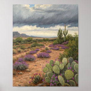 Monsoon Shadows over the High Desert: A Study of P Poster