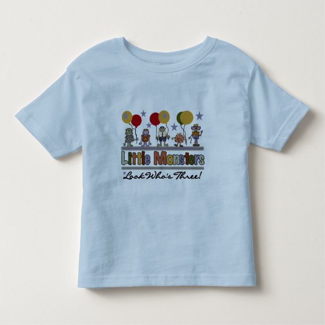 Monster 3rd Birthday Tshirts and Gifts (Front)
