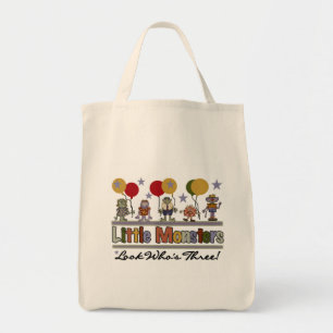Monster 3rd Birthday Tshirts and Gifts Tote Bag