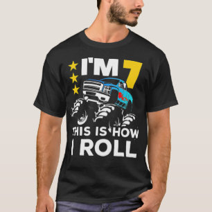 Monster  7th Birthday Gift  Big funny awesome  T-Shirt