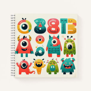 Monster Alphabet – Playful Creature Characters Notebook