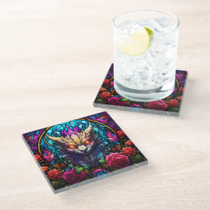Monster Art Glass Coaster