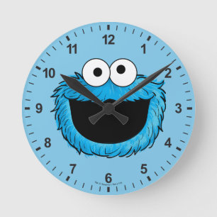 Monster at the End of this Story   Cookie Monster Round Clock