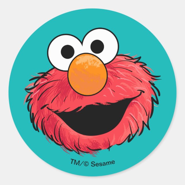 Monster At the End of this Story | Elmo Classic Round Sticker (Front)