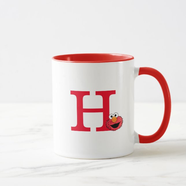 Monster At the End of this Story | Elmo Monogram H Mug (Right)