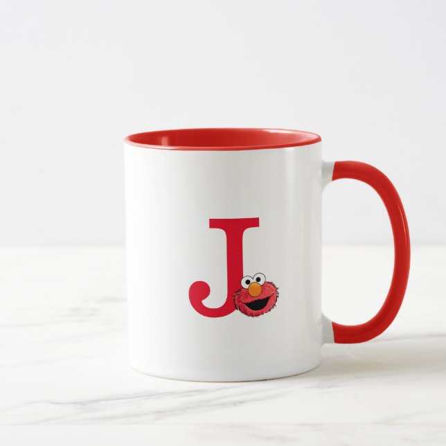 Monster At the End of this Story | Elmo Monogram J Mug (Right)