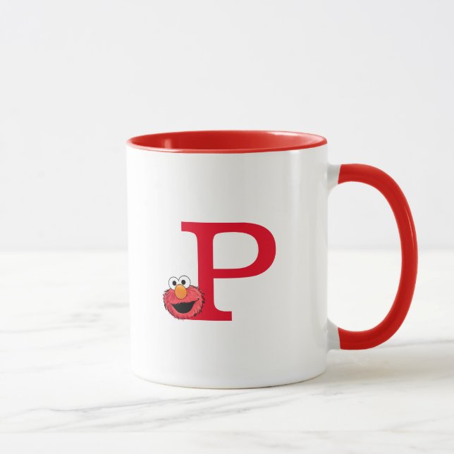 Monster At the End of this Story | Elmo Monogram P Mug (Right)