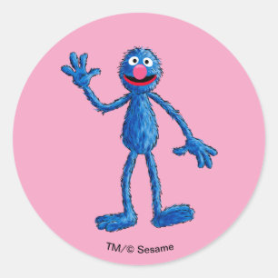 Monster at the End of this Story   Grover Classic Round Sticker